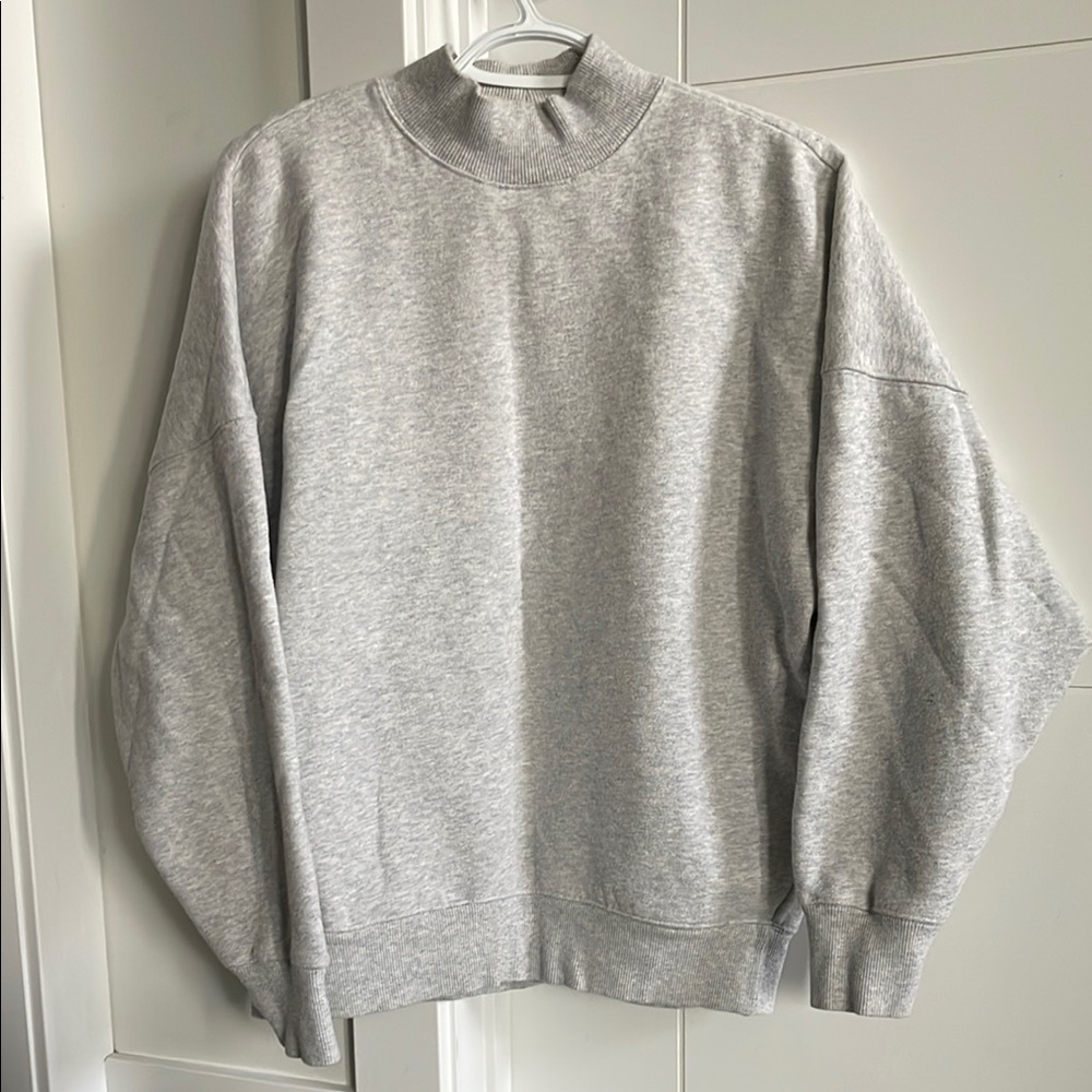TNA Gray Crew Neck Sweater